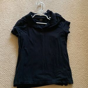 black old navy polos, size 14/XL